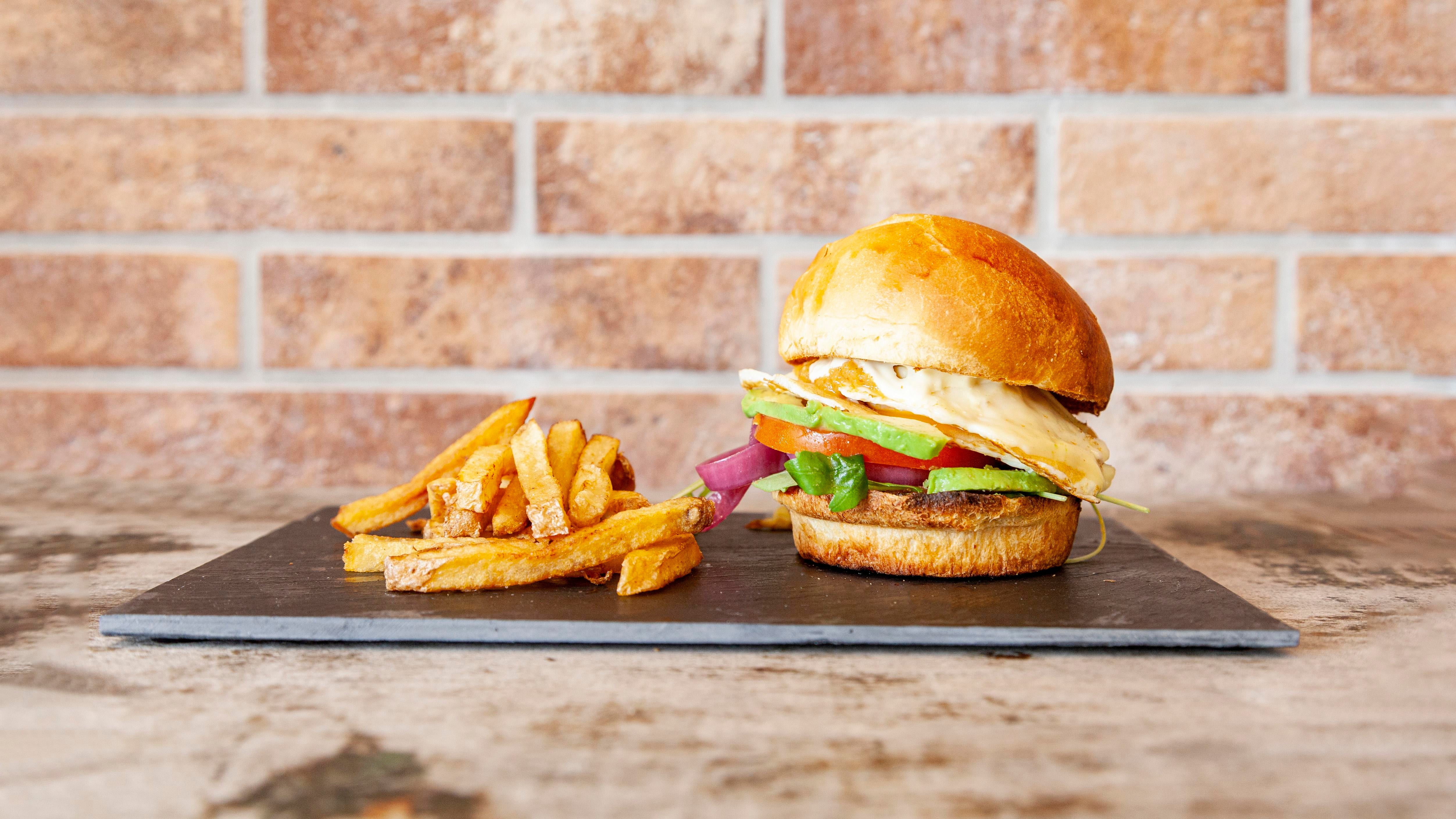Afro burger végétarien 🌱 🍳