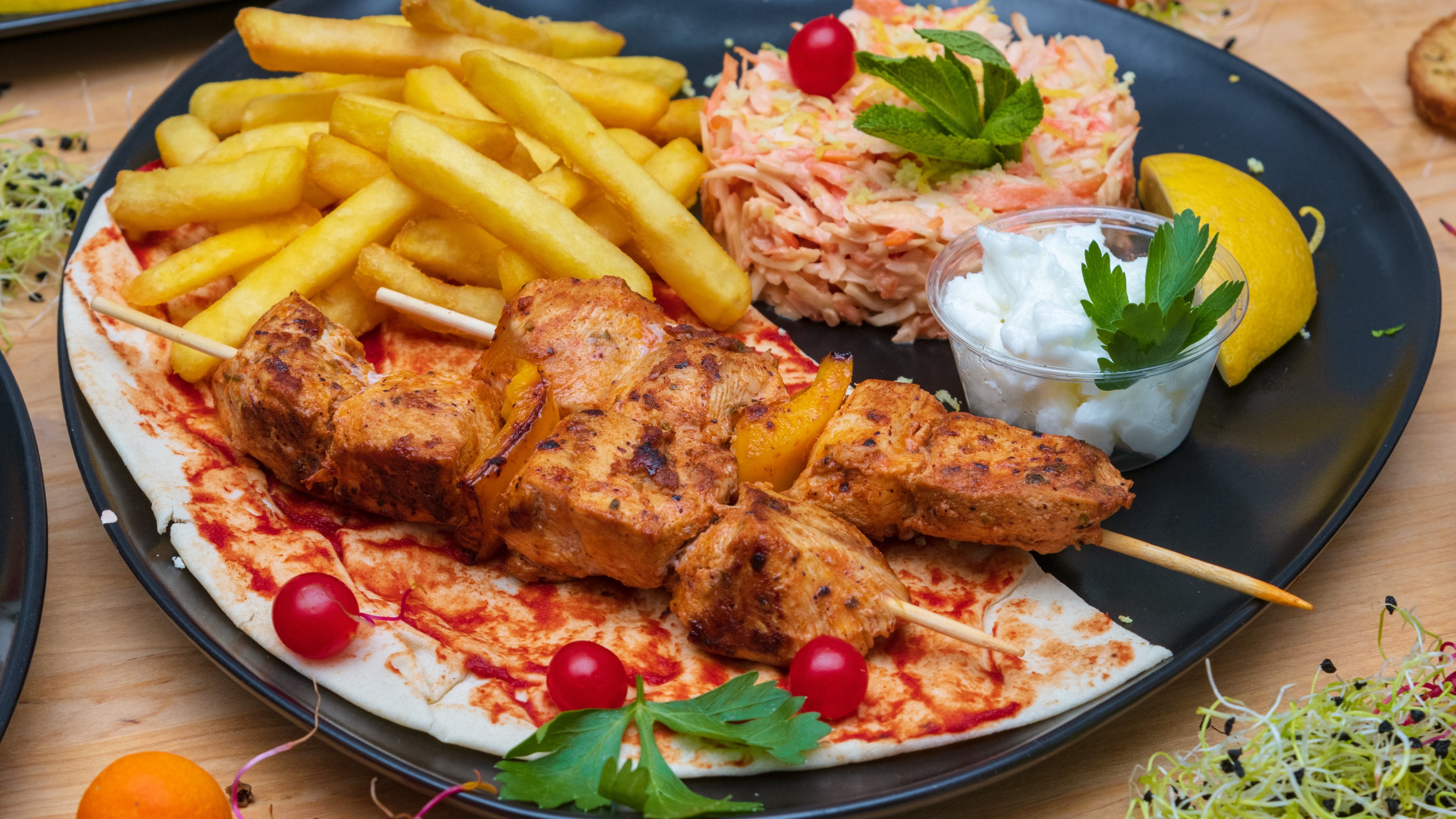 Brochettes taouk
